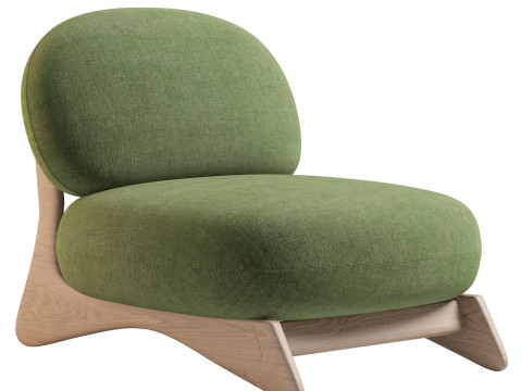 MIKO LOUNGE CHAIR BY THIERRY LEMAIRE 3Dモデル