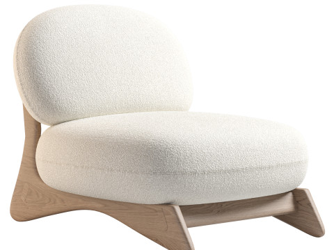 MIKO LOUNGE CHAIR BY THIERRY LEMAIRE 3Dモデル