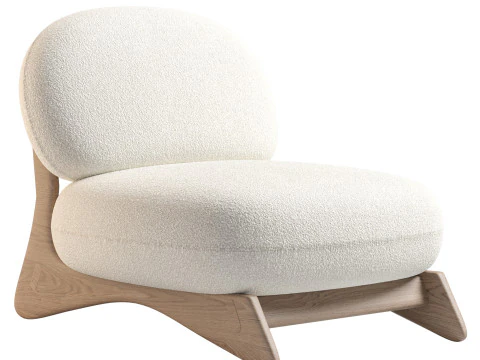 MIKO ラウンジチェア by THIERRY LEMAIRE 3Dモデル