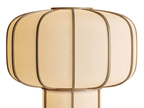 Kiku no Hana Floor Lamp by Time Stile 3D Модель