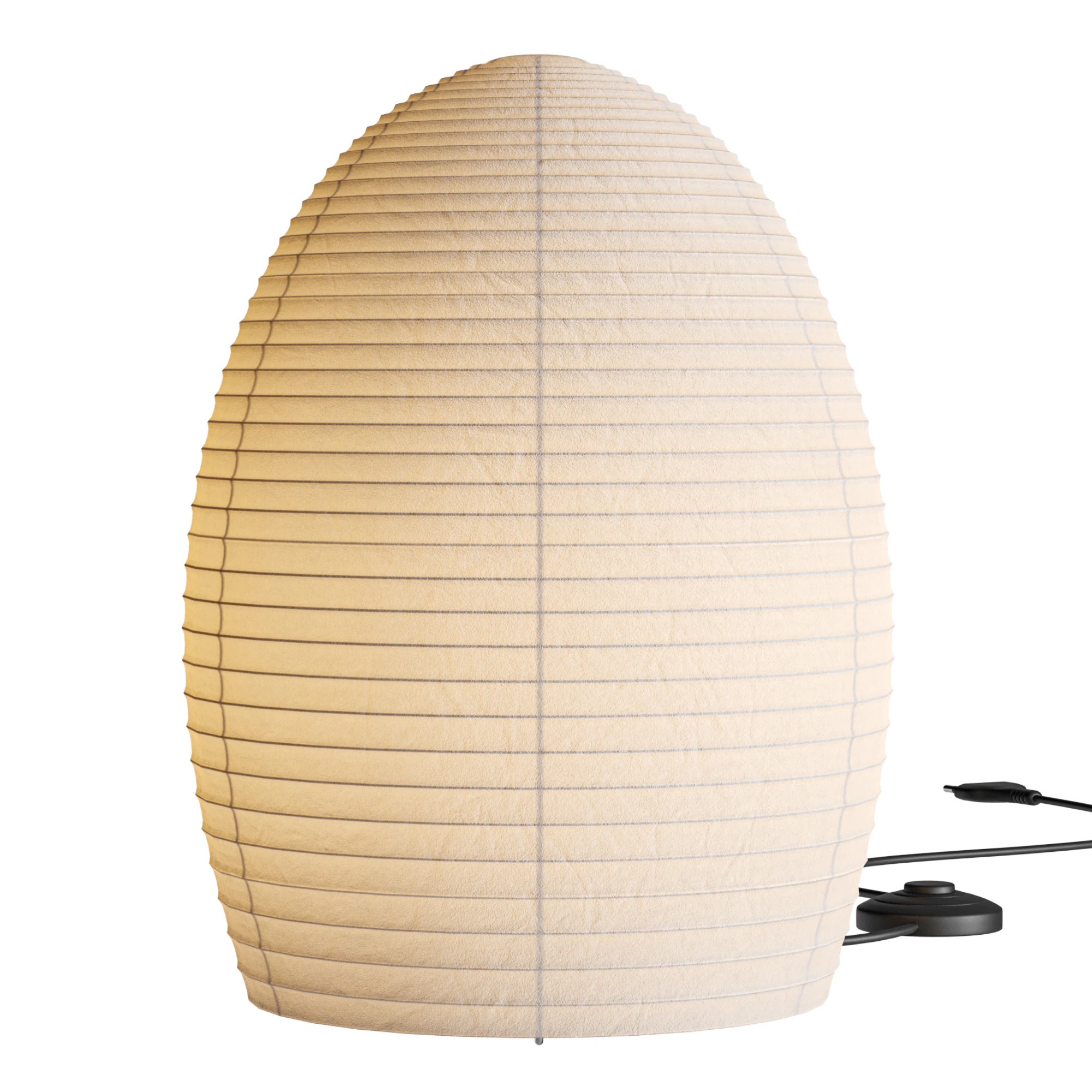 Paper Moon Table Lamp 3D Model .c4d .max .obj .3ds .fbx .stl .blend 