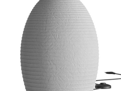 Paper Moon Table Lamp 3D Model