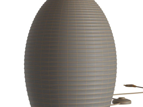 Paper Moon Table Lamp 3D Model