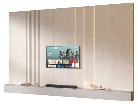 テレビ壁掛けセット 25 3Dモデル
