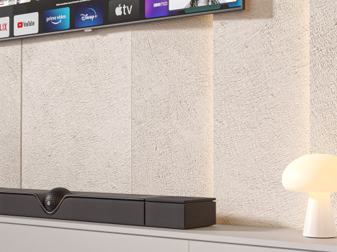 TV wall set 25 3Dモデル