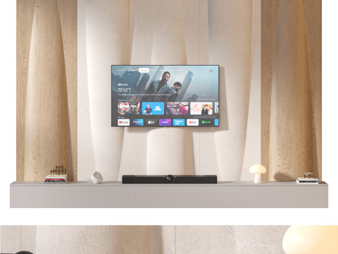 TV wall set 26 3Dモデル