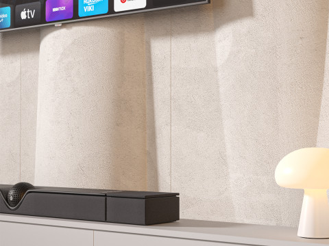 TV wall set 26 3Dモデル