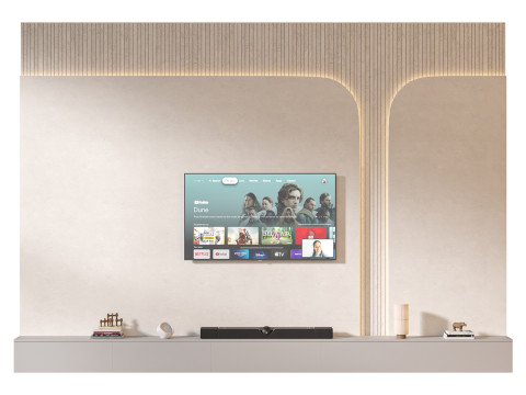 TV wall set 27 Model 3D