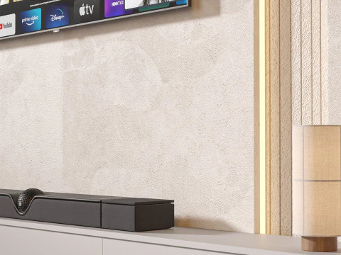 TV wall set 27 3D Model