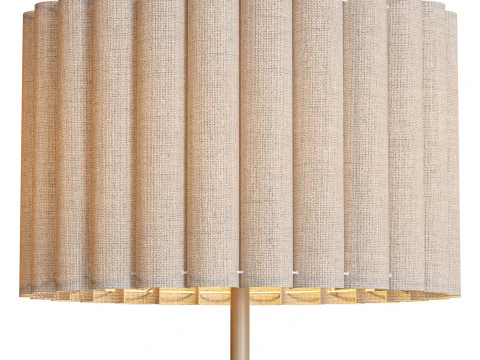 Candeeiro de p&eacute; Lucina em linho Modelo 3D