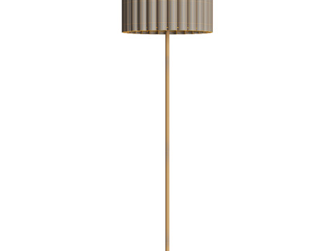 Floor lamp Lucina made of linen 3Dモデル