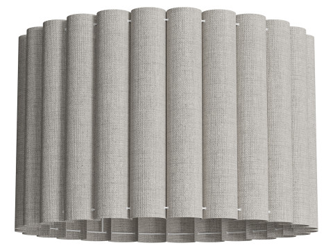 Ceiling lamp Lucina made of linen 3Dモデル
