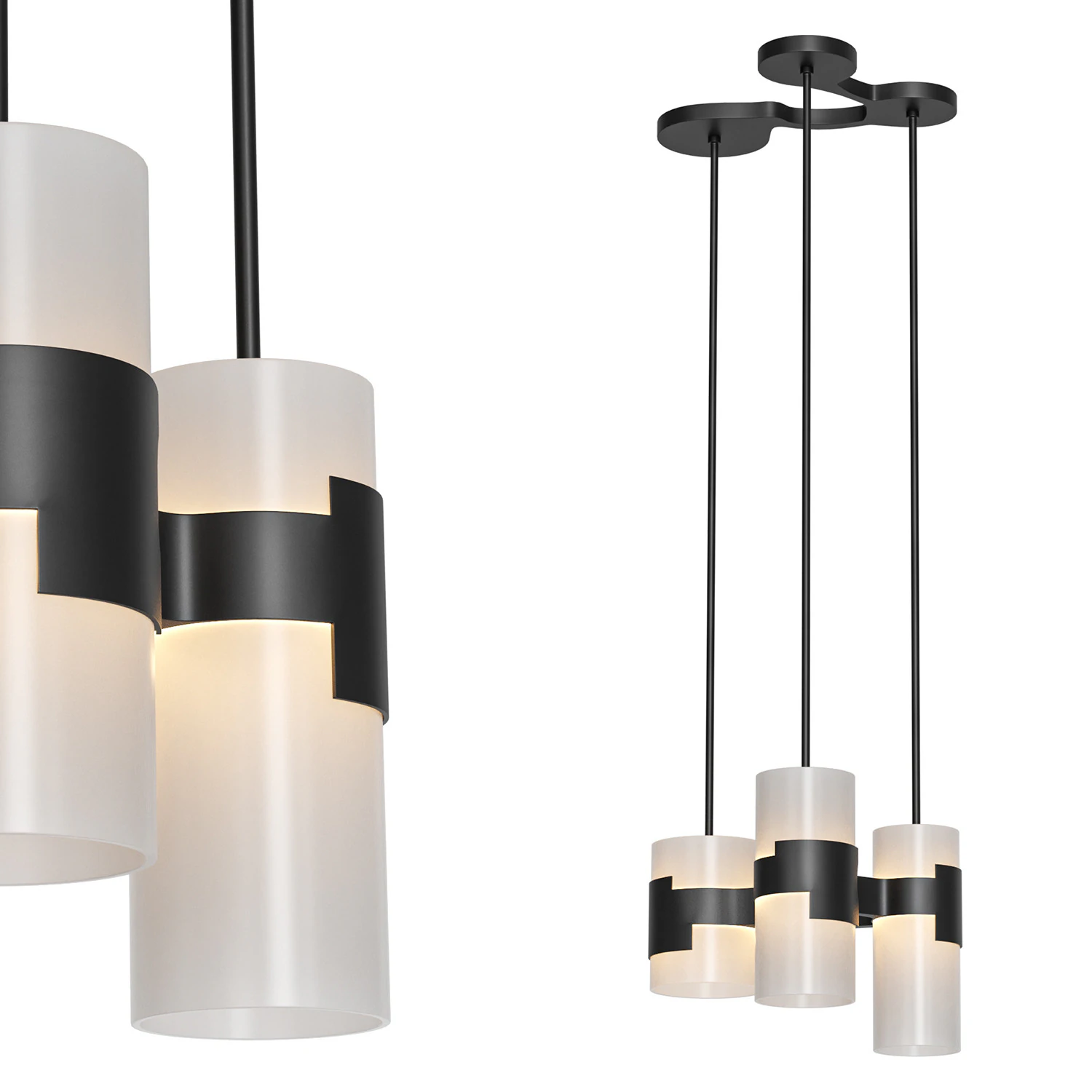Virtus Hanging Light by HOLLY HUNT 3D Model .c4d .max .obj .3ds .fbx .stl .blend 