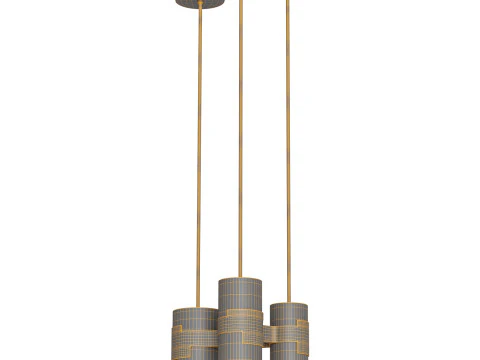 Virtus Hanging Light by HOLLY HUNT 3D Model