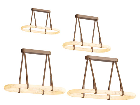 Odda Hanging Light by HOLLY HUNT 3D-Modell