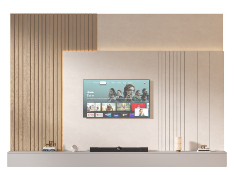 TV wall set 28 3D Model
