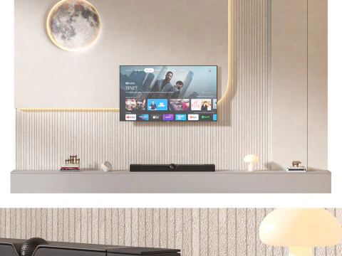 Apparecchio TV a parete 31 Modello 3D