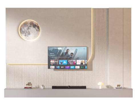 TV wall set 31 3D Model