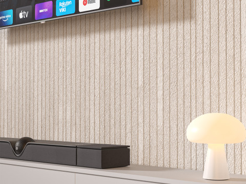 TV wall set 31 3D Model
