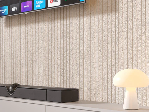 TV wall set 31 3D Model