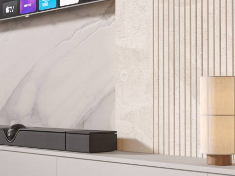TV wall set 32 3D Модель