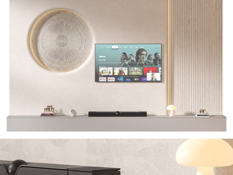 TV wall set 33 3D 模型