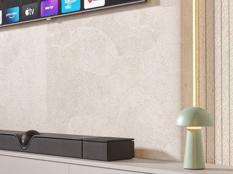 TV wall set 34 3D Модель