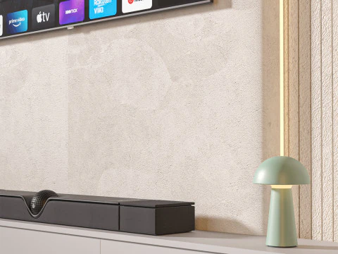TV wall set 34 3D Model