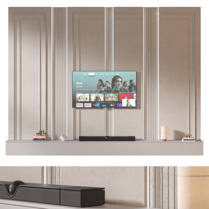 TV wall set 36 Modelo 3D .c4d .max .obj .3ds .fbx .stl .blend 