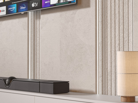 TV wall set 36 Modelo 3D