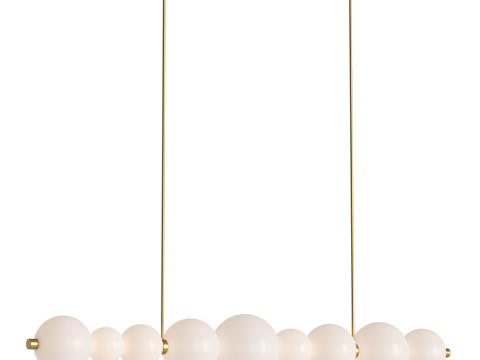 Cleste Satin H Chandelier by HOLLY HUNT 3D मॉडल