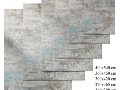 Lyra Silk Rug by The world of RH 3D Model