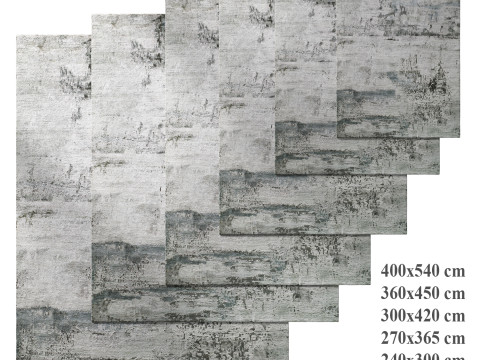 Lyra Silk Rug by The world of RH 3D-Modell
