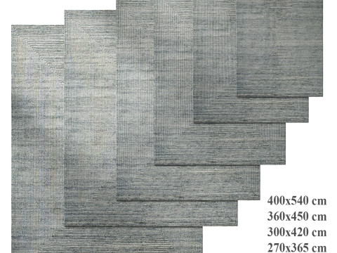 Ellipse Wool Rug by The world of RH 3D Модель