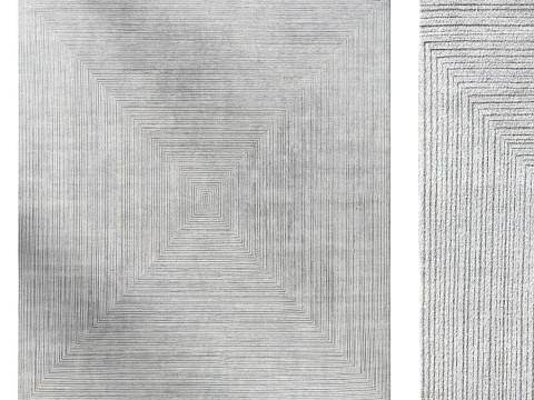 Odisha Silk Wool Rug by The world of RH Modelo 3D