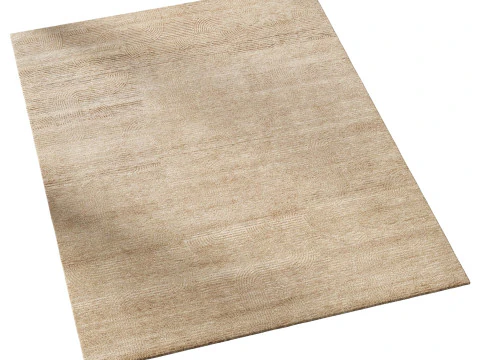 Tulsi wollen zijden vloerkleed van The world of RH 3D Model