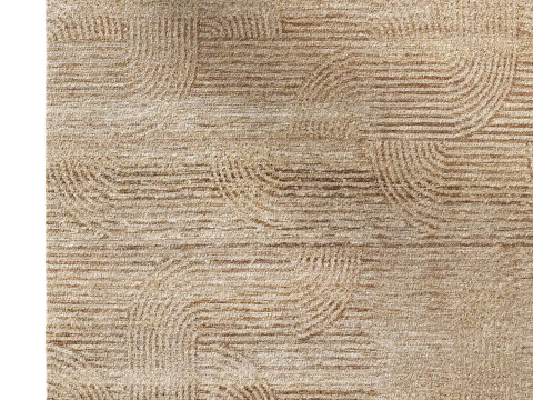 Tulsi Wool Silk Rug by The world of RH Modelo 3D