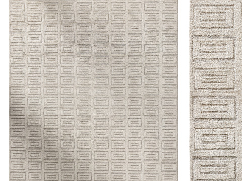 Rajouri Silk Wool Rug by The world of RH 3D Модель