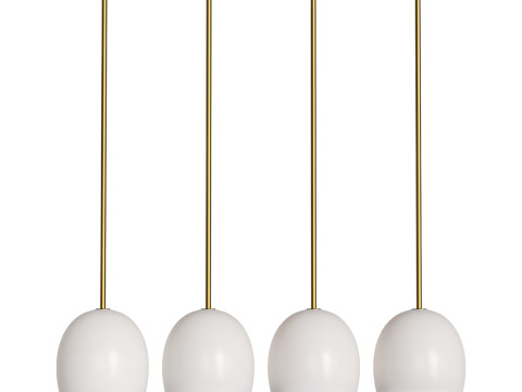 Pilule Pendant Light by HOLLY HUNT 3D मॉडल