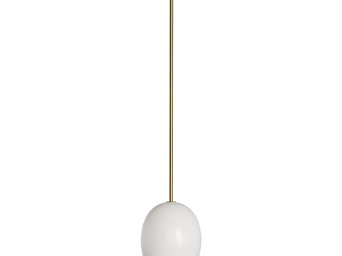 Pilule Pendant Light by HOLLY HUNT Model 3D