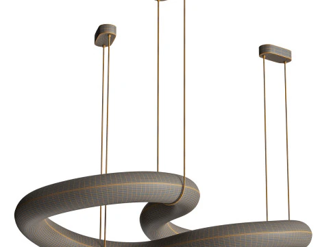 Infinity Hanging Light by HOLLY HUNT 3D Model