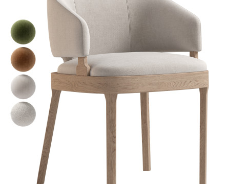 Custom Dining Chair 3Dモデル