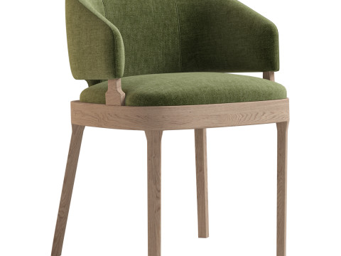 Custom Dining Chair 3D Model