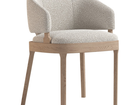 Custom Dining Chair 3D Model