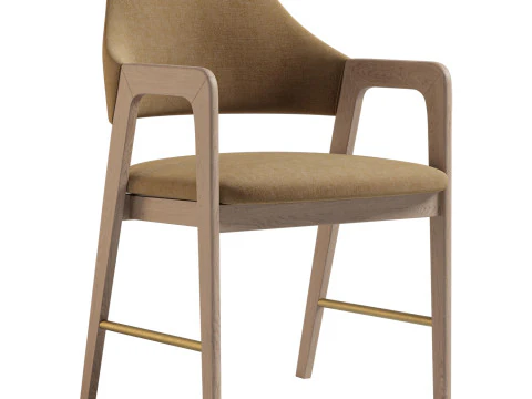 Milton Dining Armchair 3D Model