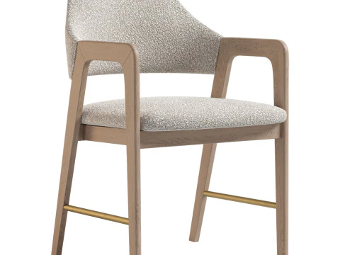 Milton Dining Armchair 3D Model
