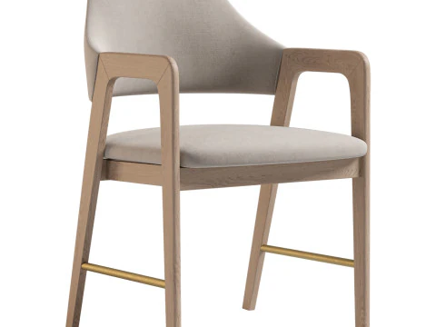 Milton Dining Armchair 3D Model
