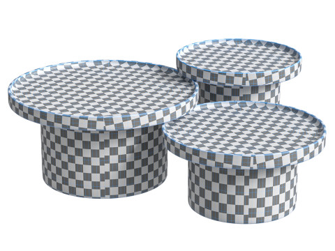 Most popular Solid Wood Coffee Table 3D Model