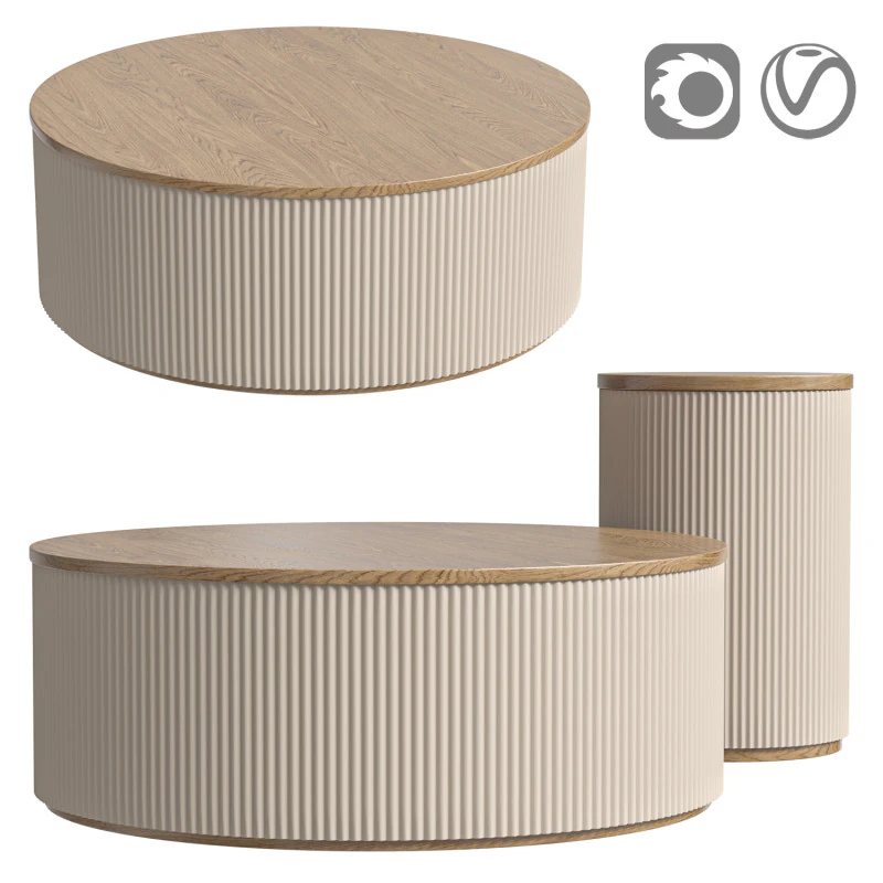 Wielofunkcyjny stolik kawowy Model 3D .c4d .max .obj .3ds .fbx .stl .blend 