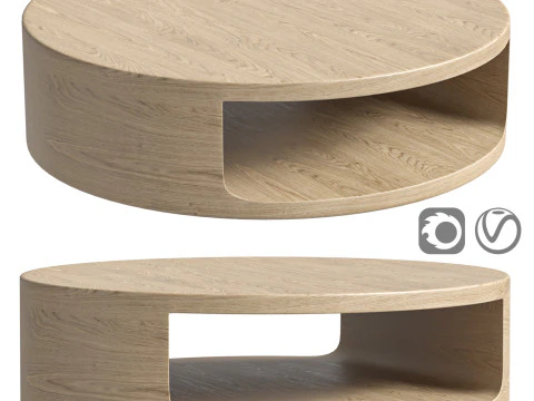 Гарячий продаж розкішний журнальний столик популярного стилю тверді дубові меблі журнальні столики 3D Модель